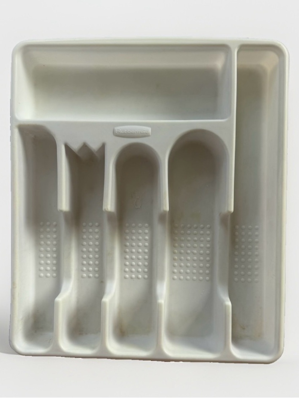Vintage Rubbermaid White Silverware Drawer Organizer Tray 2925 Flatware Utensil